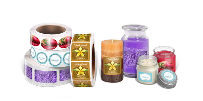 Roll Candle Labels
